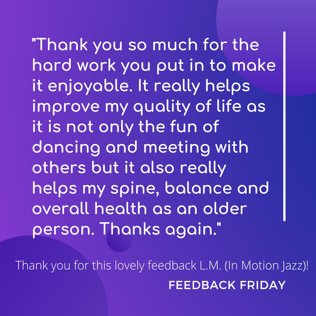 Thank you for your fabulous support on this #feedbackfriday from one of our In Motion dance students. We are here to prove dancing is for everyone at any age!

#preludedancecentre #seethejoydancecanbring #dance #ballet #balletclass #jazzdance #jazzclass #preschooldance #petitdance #toddlerdance #webop #tapdance #contemporarydance #acrobaticarts #progressingballettechnique #musicaltheatreclass #loganqld #underwoodqld #cityoflogan #cityofloganqld